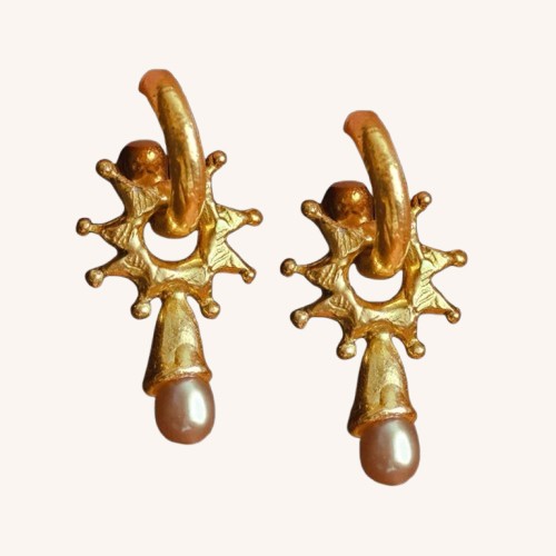 The Jester’s Wheel Hoop Earrings