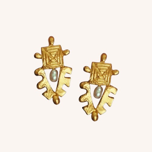 The Circus Cowboy Stud Earrings