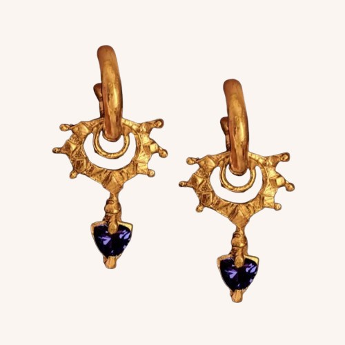 The Blue Hour Hoop Earrings