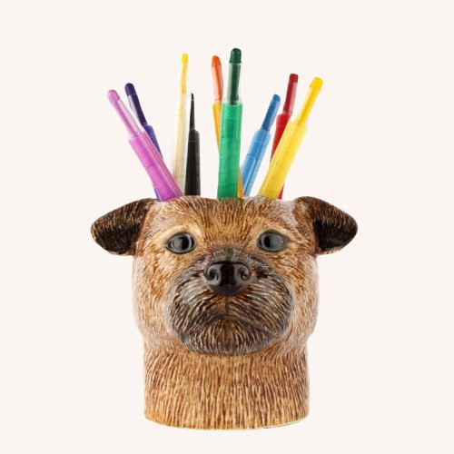 Border Terrier Pencil Pot