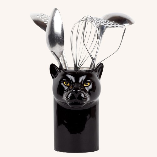 Panther Utensil Pot