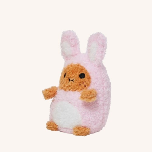 Mini Sitting Plush Toy - Pink Rabbit Ricespud - Image 5