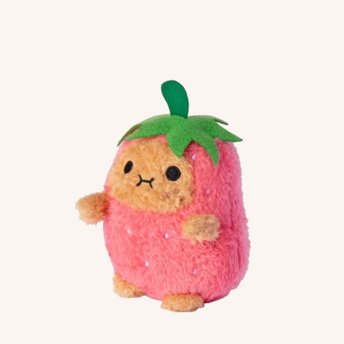 Mini Sitting Plush Toy - Strawberry Ricespud - Image 3