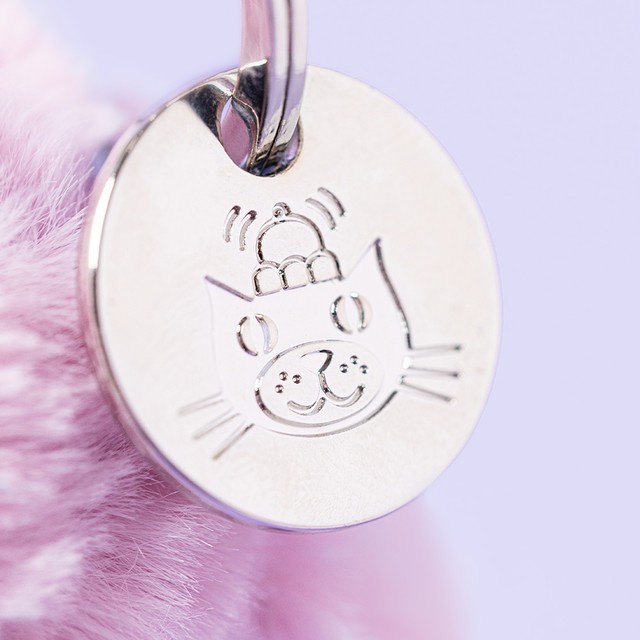 Thistlepop Blossom Bunny Bag Charm - Image 2