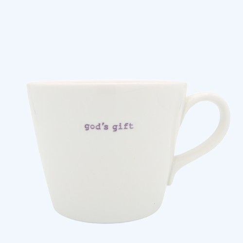 Ceramic White Mug – God’s Gift