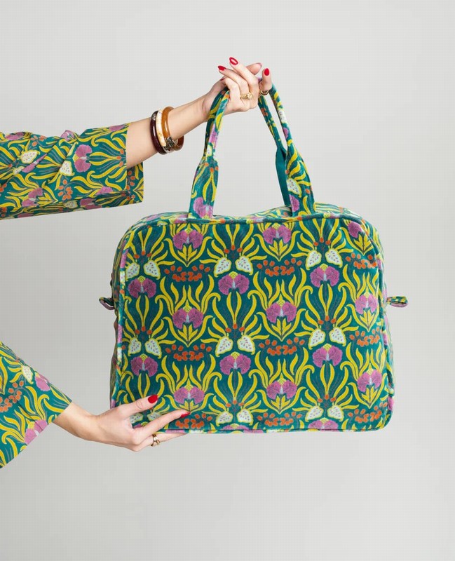 Velvet Weekend Bag – Muguet Bayou