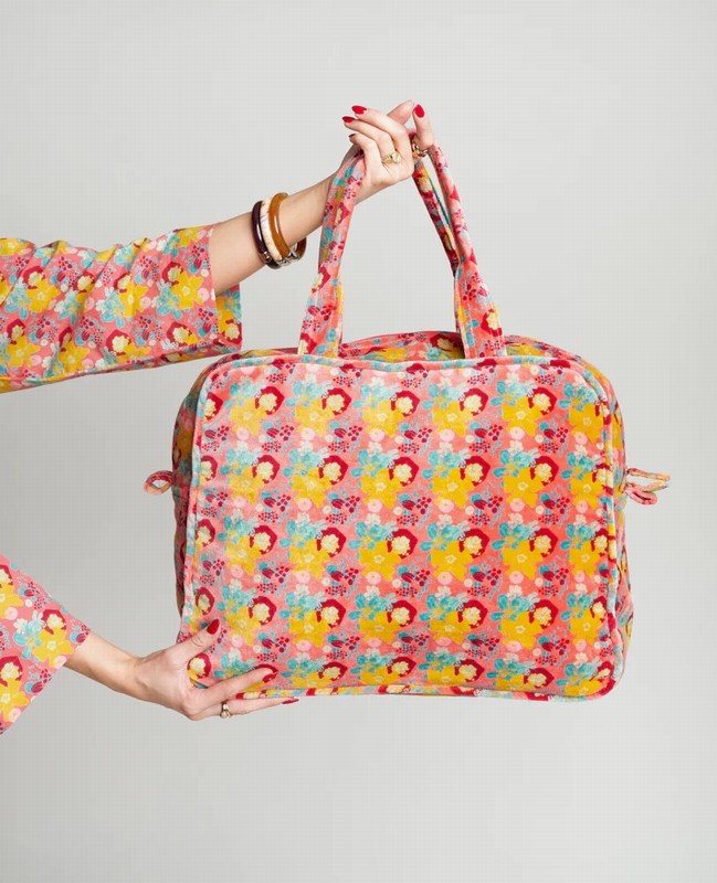 Velvet Weekend Bag – Mackintosh Coral