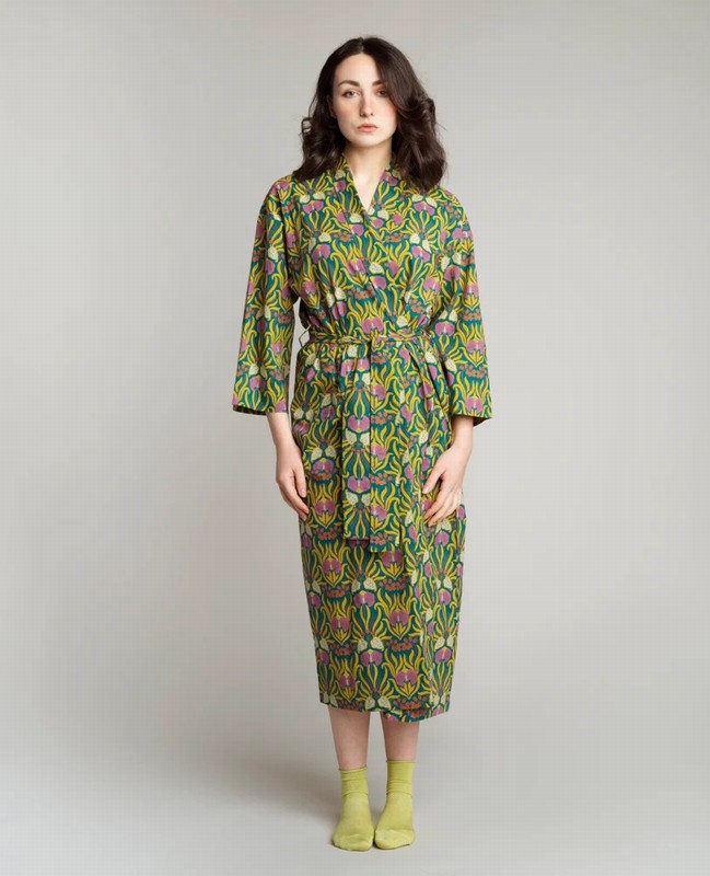 Cotton Bathrobe – Muguet Bayou