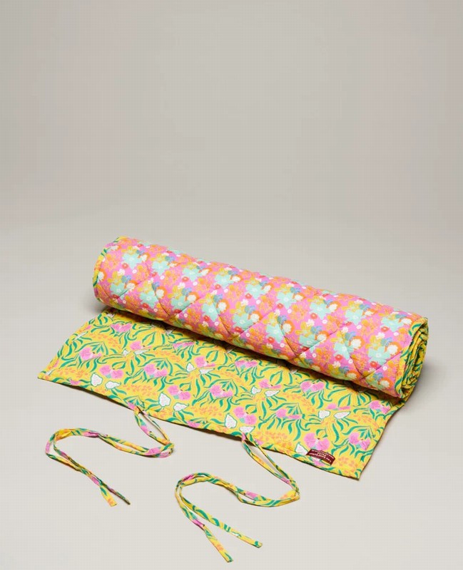 Cotton Yoga Mat – Mackintosh Purple/ Muguet Yellow