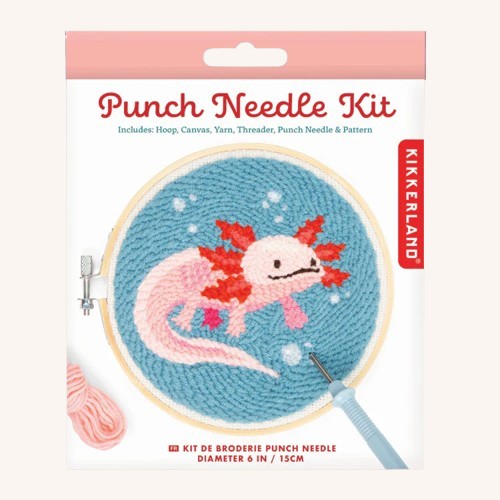 Axolotl Punch Needle Kit