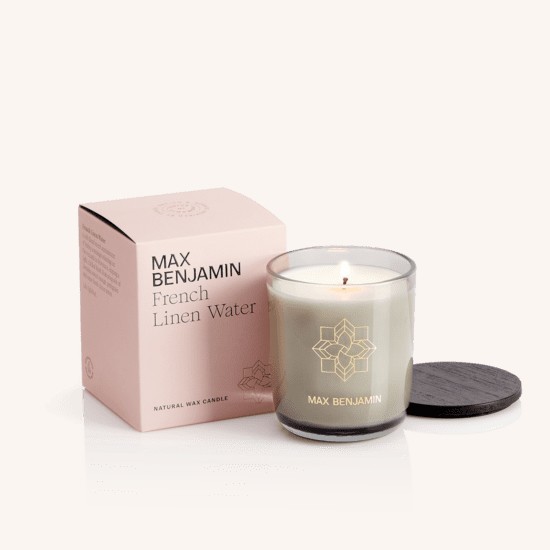 French Linen Water Candle