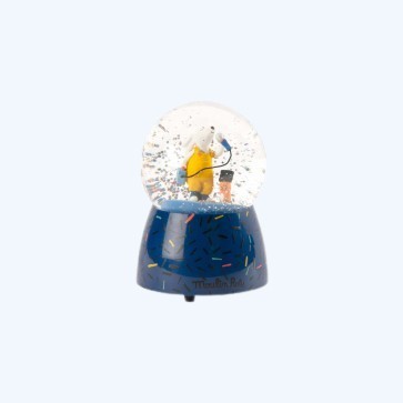 Musical Snow Globe – Puce & Pilou