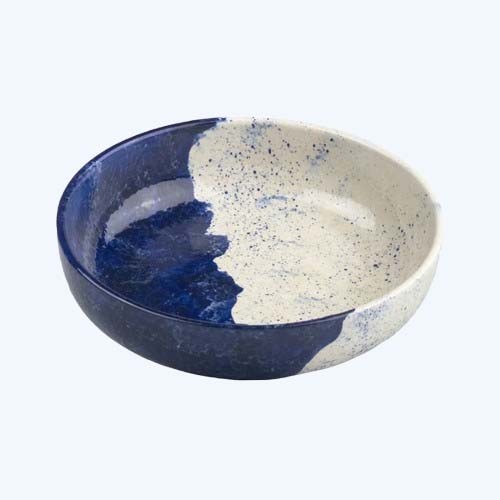 Large Ceramic Salad Bowl – Wave
