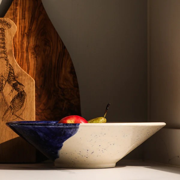 Large Ceramic Serving Bowl - Wave - Image 3