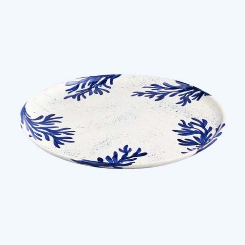 Large Ceramic Plate – Coral