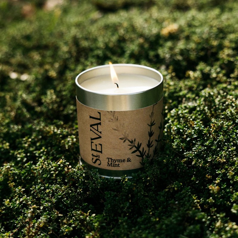 Thyme and Mint Tin Candle - Image 2
