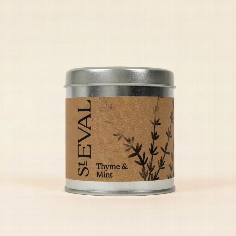 Thyme and Mint Tin Candle