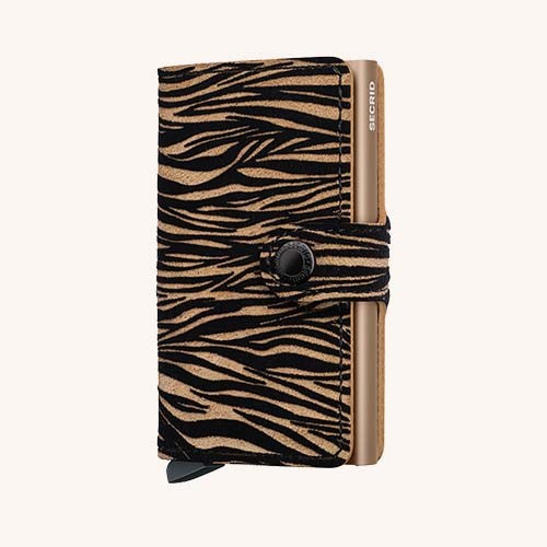 Miniwallet Zebra Beige