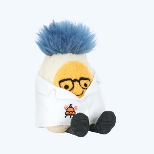 Amuseables Boiled Egg Scientist Outfit