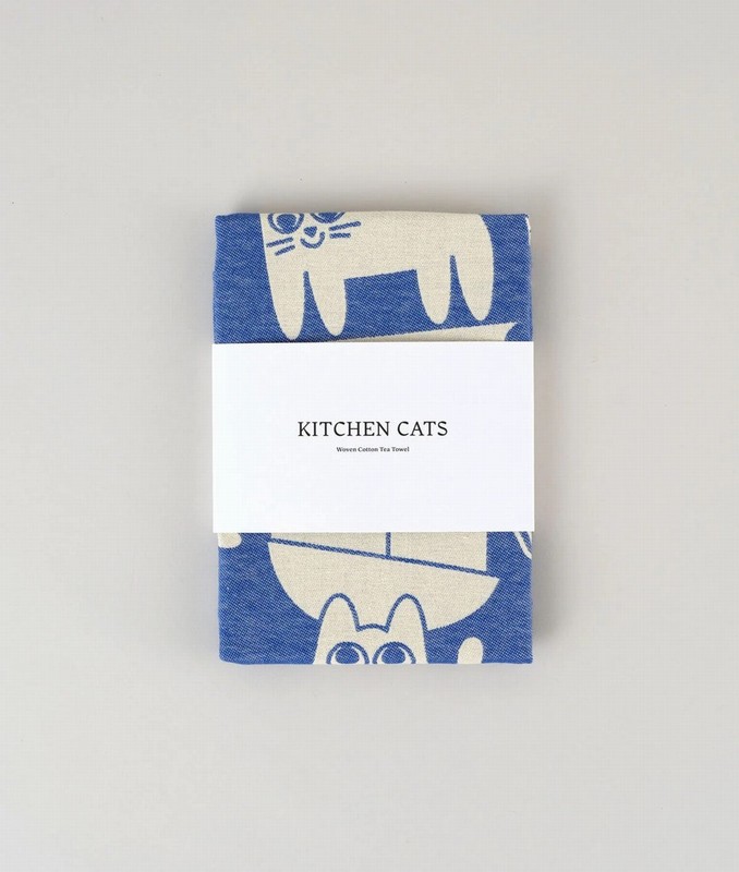Kitchen Cats Tea Towel - Image 2