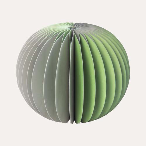 Yuki Paper Vase Sage - Image 2