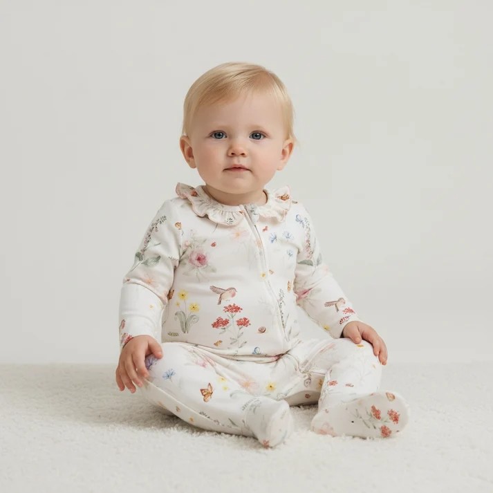 The English Garden Frill Romper
