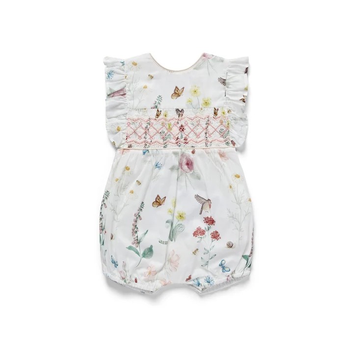 The English Garden Smocked Romper