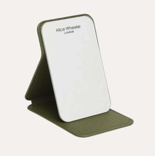 Mini Folding Mirror – Olive