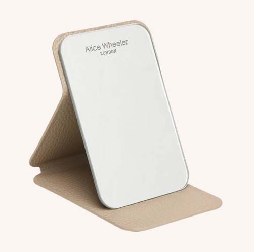 Mini Folding Mirror – Stone