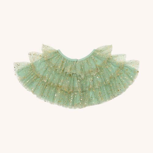 Green Sparkle Layer Cape