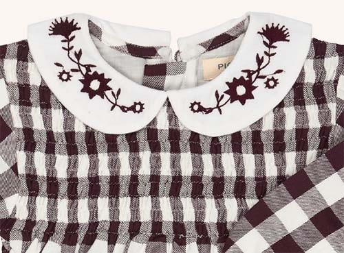 Gingham Dress - Fig - Image 2