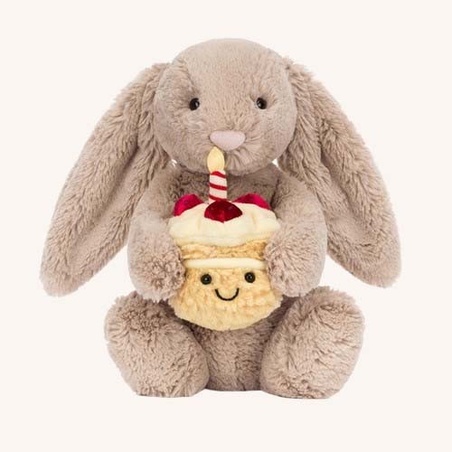 Bashful Beige Bunny ‘Birthday’