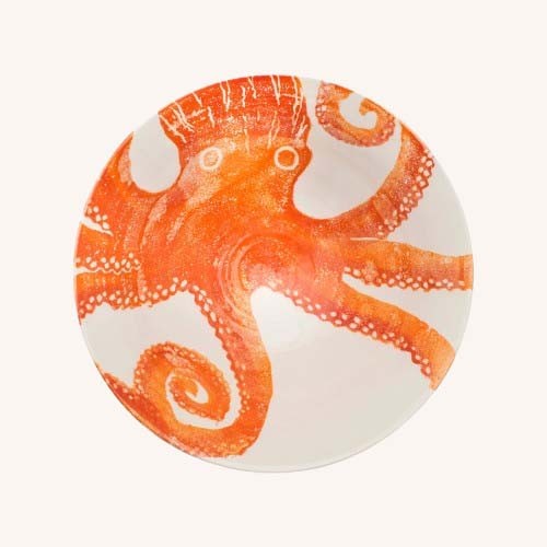 Salad Bowl Octopus Orange