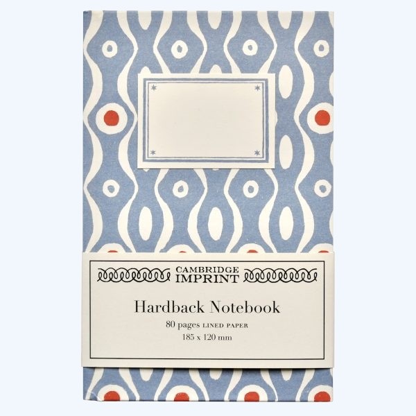 Hardback Notebook - Persephone Cornflower & Red - Image 2