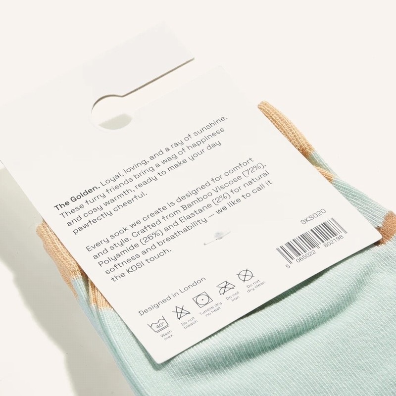Bamboo Socks- The Golden - Image 2