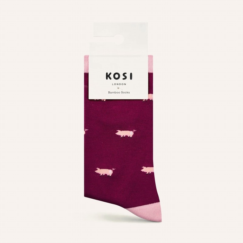 Bamboo Socks - The Pig