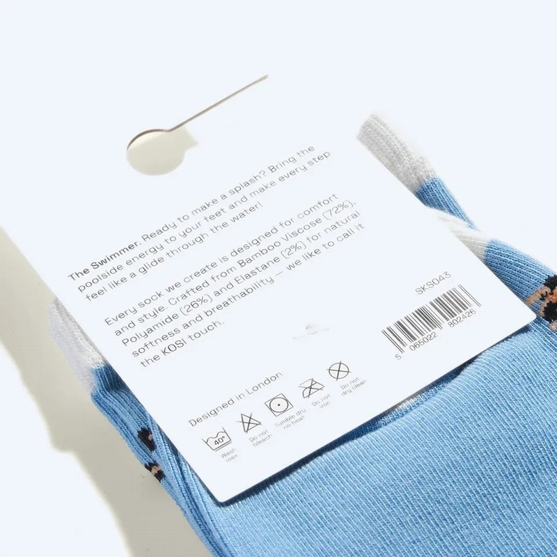 Bamboo Socks - The Swimmer - Image 3