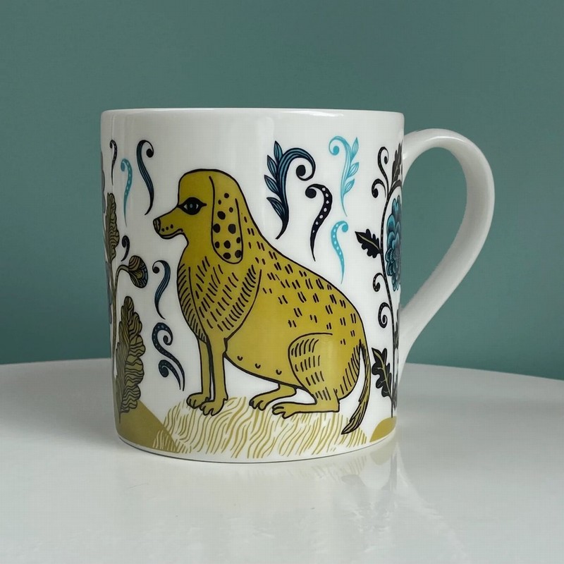 Dog Fancy Handle Mug