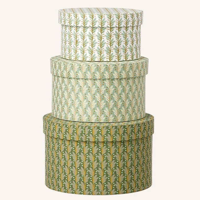 Round Boxes Set of 3 – Naya Fern