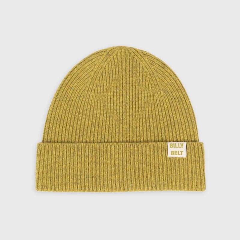 Beanie 100% Lambswool – Olive Green