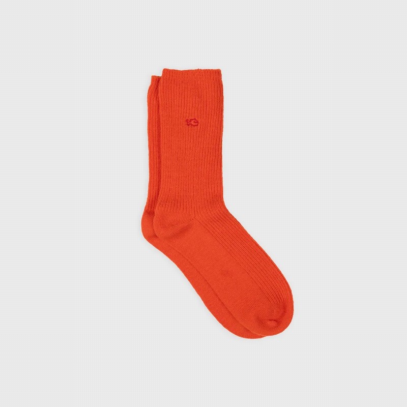 Angora Socks Orange
