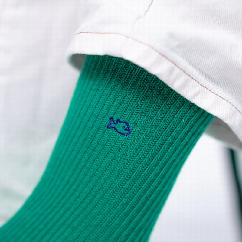 Angora Socks Bright Green - Image 2