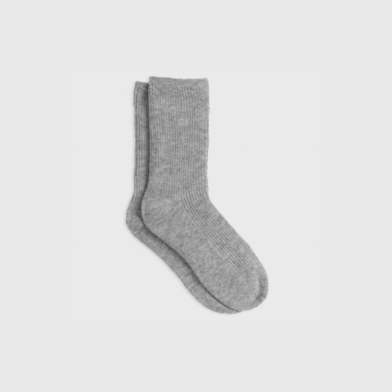 Angora Socks Grey