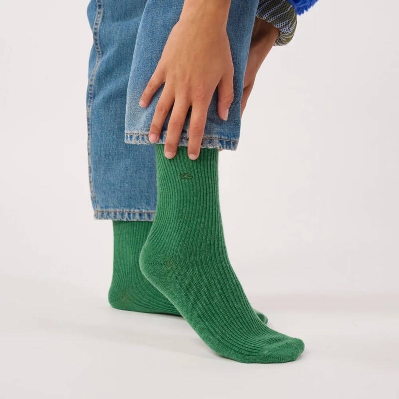 Angora Socks Forest Green - Image 3