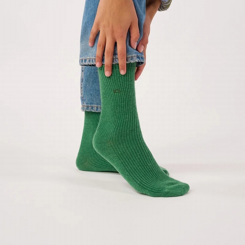 Angora Socks Forest Green - Image 4