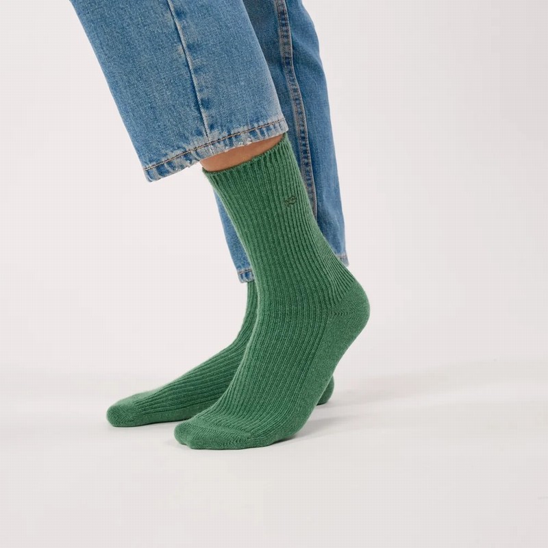 Angora Socks Forest Green - Image 2