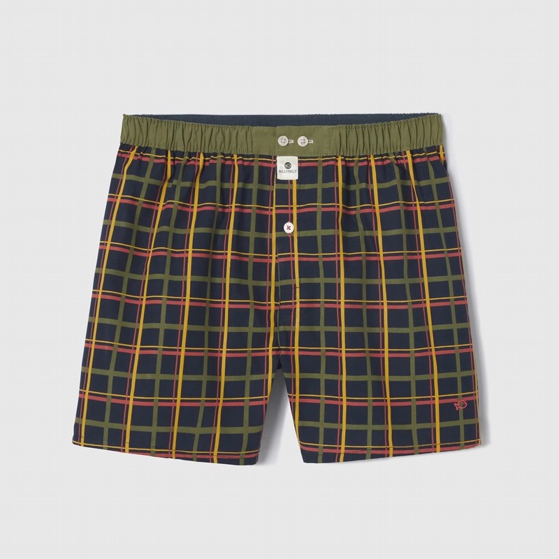 Cotton Boxer Shorts Urban Tartan