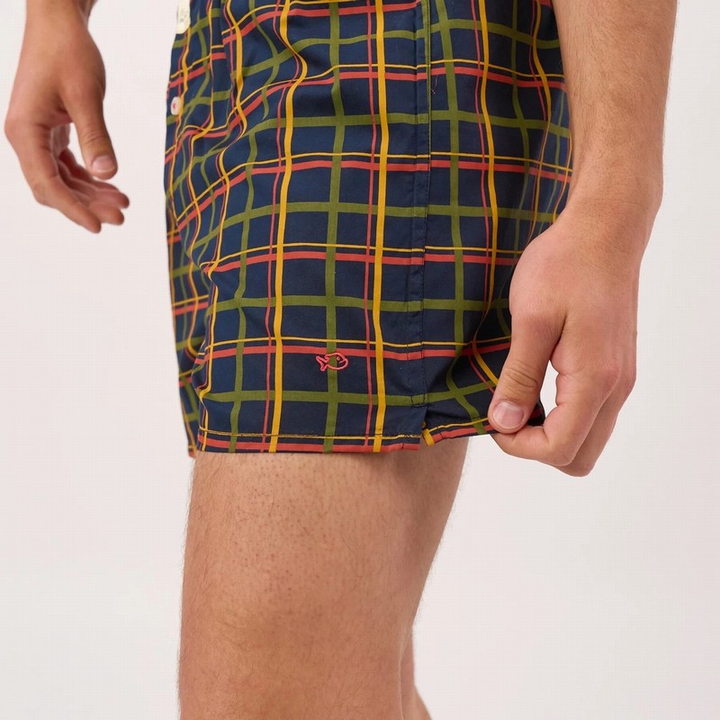 Cotton Boxer Shorts Urban Tartan - Image 4