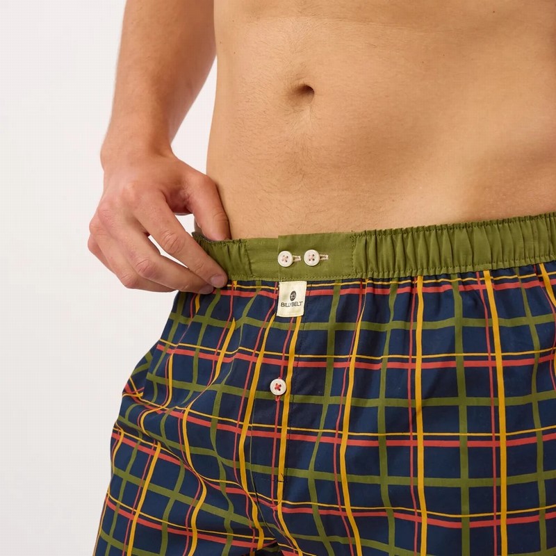 Cotton Boxer Shorts Urban Tartan - Image 2