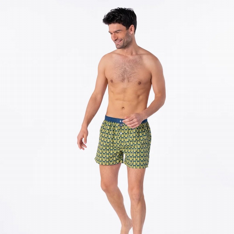 Cotton Boxer Shorts Pine Forest - Image 4